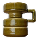 Mid-century West German pottery candlestick WGP by Cari Zalloni for Steuler, 1960s.