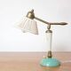 Brass and lacquered metal lamp from the 1950s.