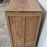 Old Art Deco teak desk