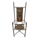 Copper and brass throne chair by Cor de Ree, Netherlands 1990
