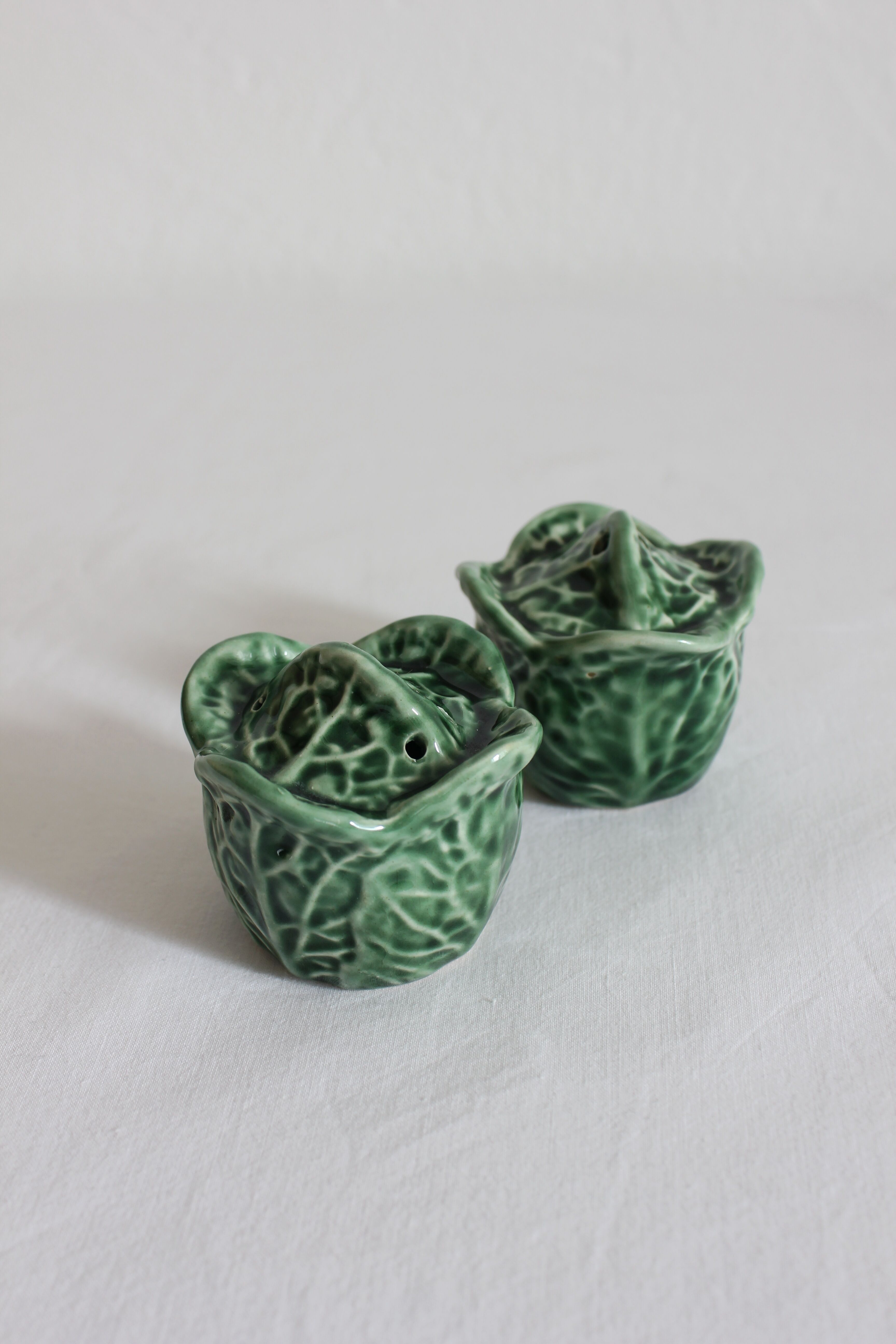 Salt and pepper shaker cabbage slurry