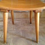 Children's chair Baumann a blades and curved wood Edition 1956