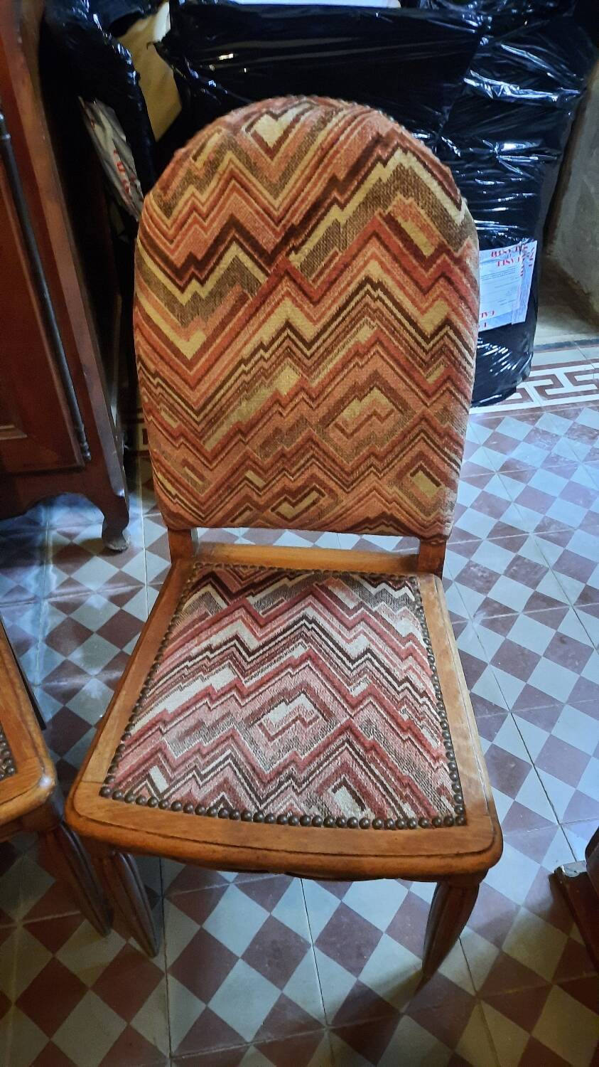 Art deco armchairs and chairs set