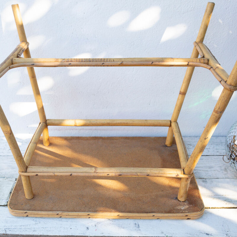 Side table rattan wicker