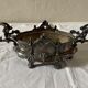 Silver metal planter