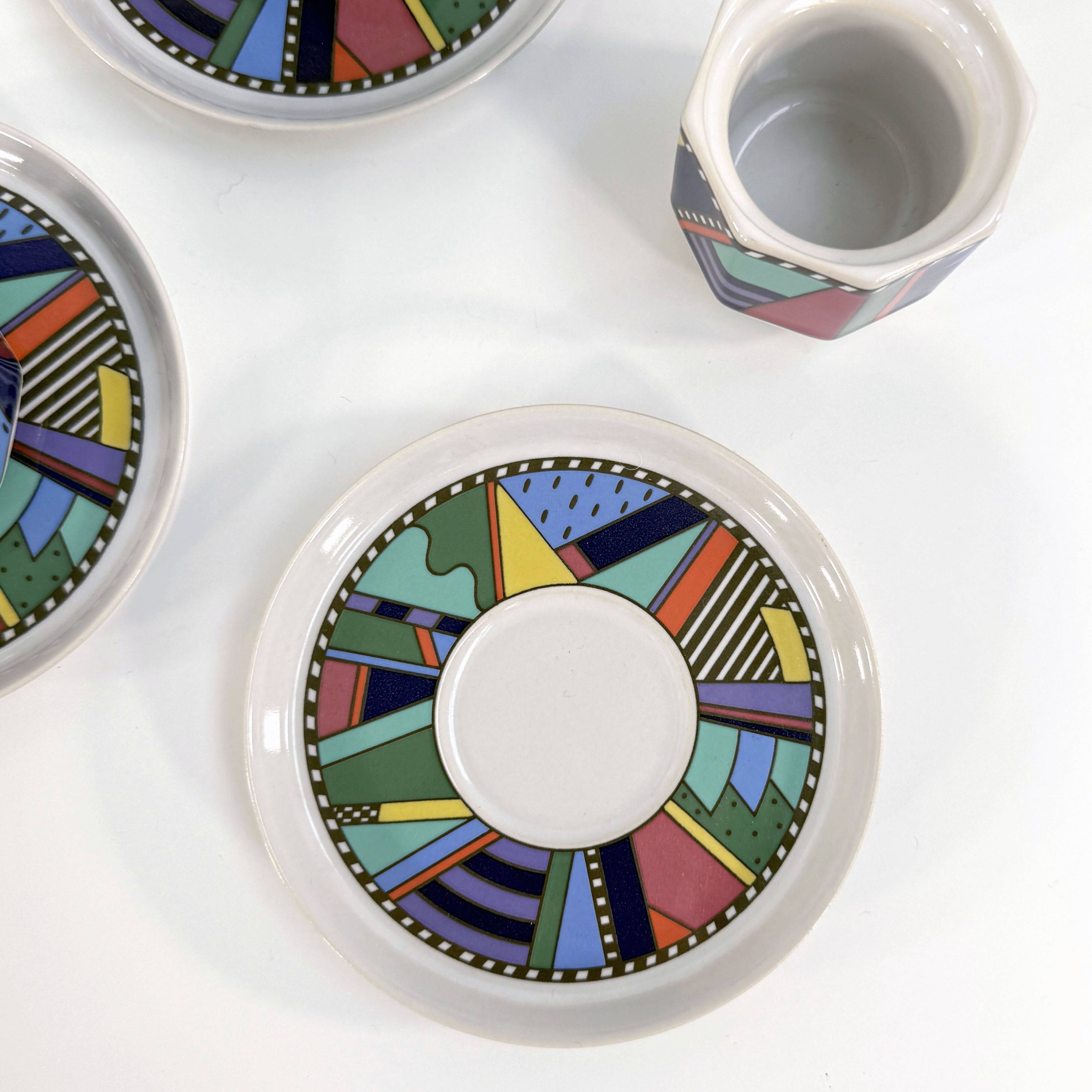 Lot de 6 tasses espresso Metropol de Barbara Brenner pour Rosenthal, 90