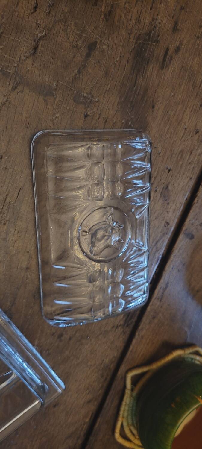 50's butter dish