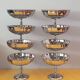Ice cream/dessert bowls in stainless steel