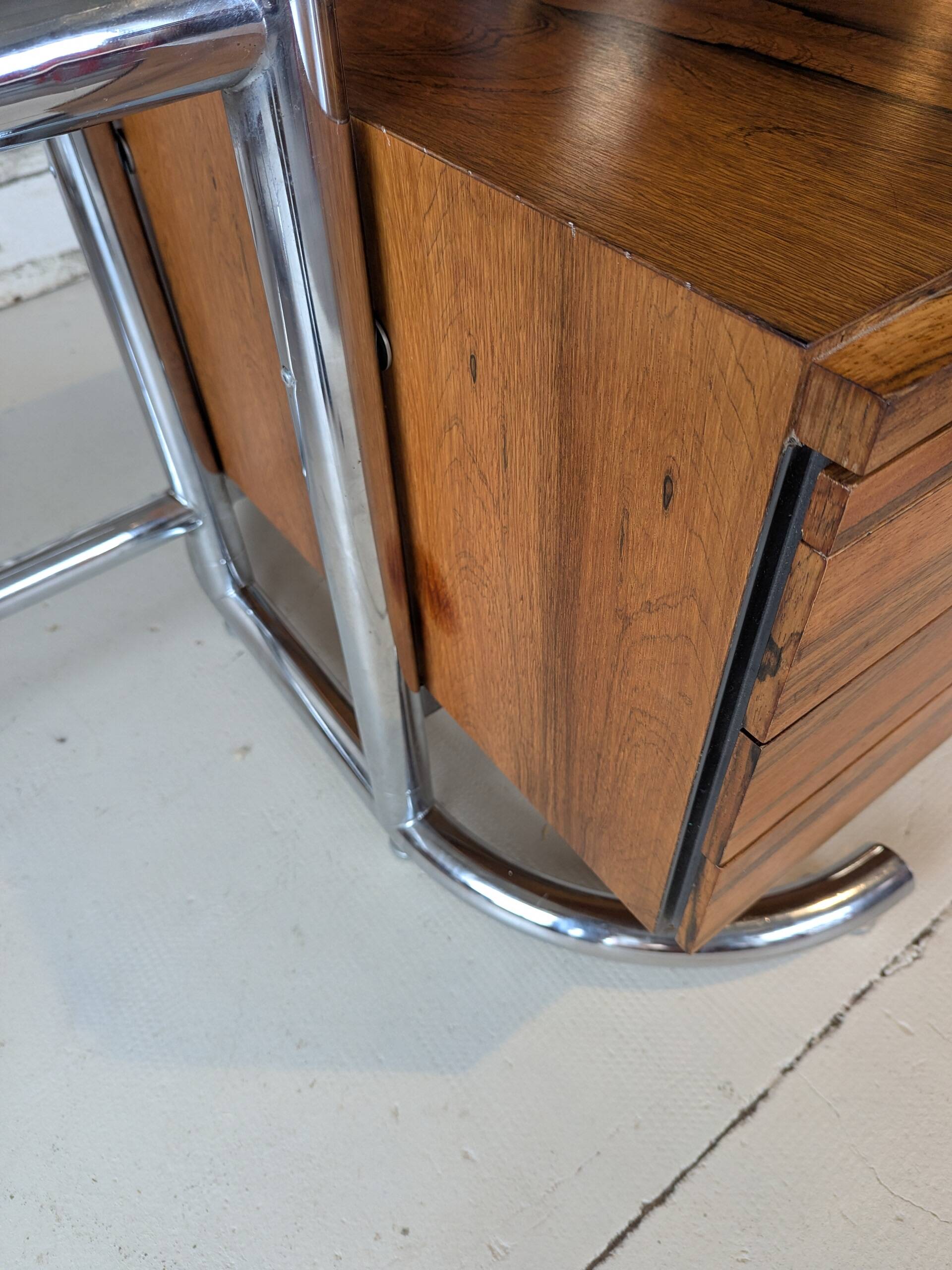 Rio rosewood executive desk, 1970s.