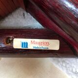 Maugrion rattan poufs for Roche Bobois vintage 70s