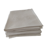 12 old napkins