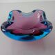 Sommerso Murano Glass Ashtray, Italy, 1960s