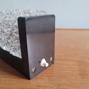 Large ERCO Bakelite & Pressed Crystal Wall Light – 33 cm – 1970 Design