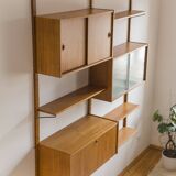 Mid-Century Modern Teak Wall Unit attributed to Kurt Østervig, 1960