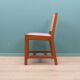 Set of five teak chairs, Danish design, 1970s, production: Denmark