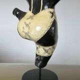 Sculpture "DEESSE" in the style of Niki de Saint Phalle, papier-mâché 1990