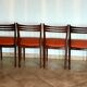 Suite de 6 chaises scandinaves années 70