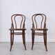 Paire de chaises cannées Fischel bistro