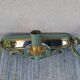 Art Deco luminaire pair of double wall sconces and mirror DLG SUBES AD