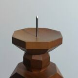 Vintage geometric candlestick from the 1950s.
