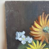 Tableau ancien huile sur panneau j.b maurice vecker 1896-1998 nature morte