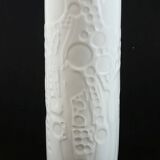 Large vase by gerold-porzellan op-art abstract relief decor 1960s/1970