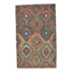 Multicolor Geometric Style Designer Kilim Rug, 181x291 Cm (5'11"x9'7" ft)