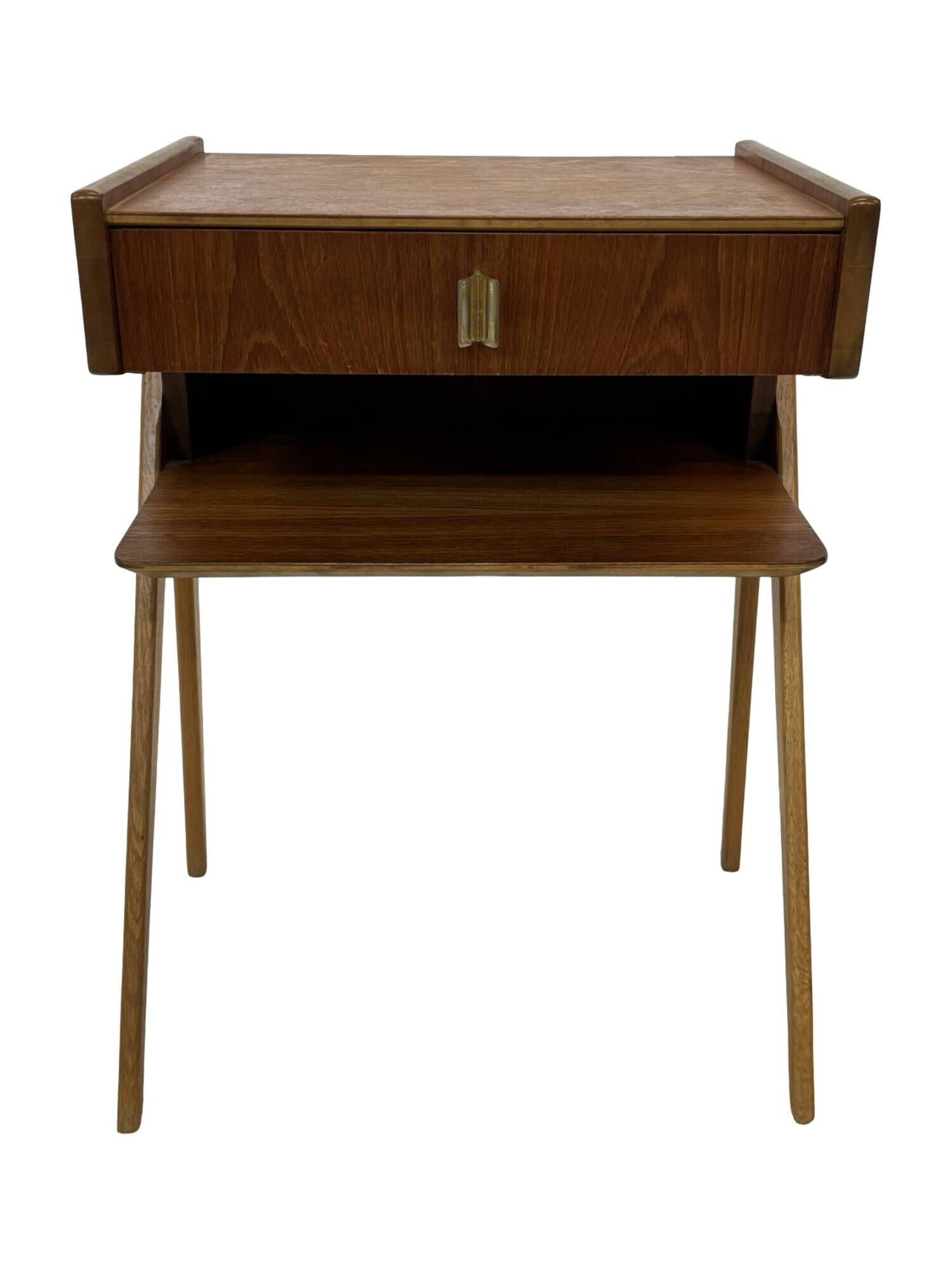 Vintage Scandinavian teak side table/bedside table and 60's Design