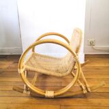 Rocking chair child design 70s