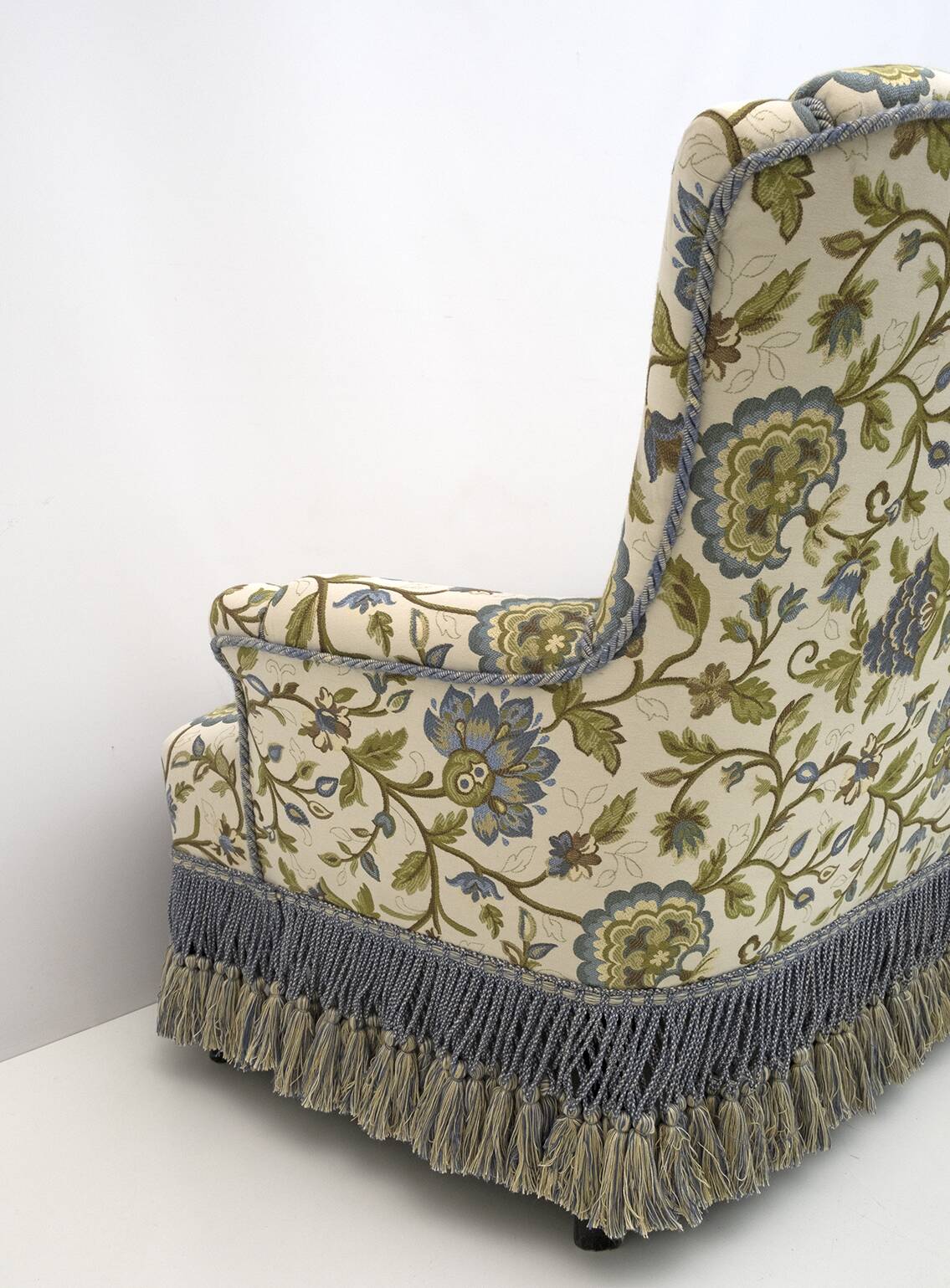 Rare 19th Century Napoleon III Brocade Sofa 1870