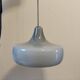 Suspension opaline grise année 50