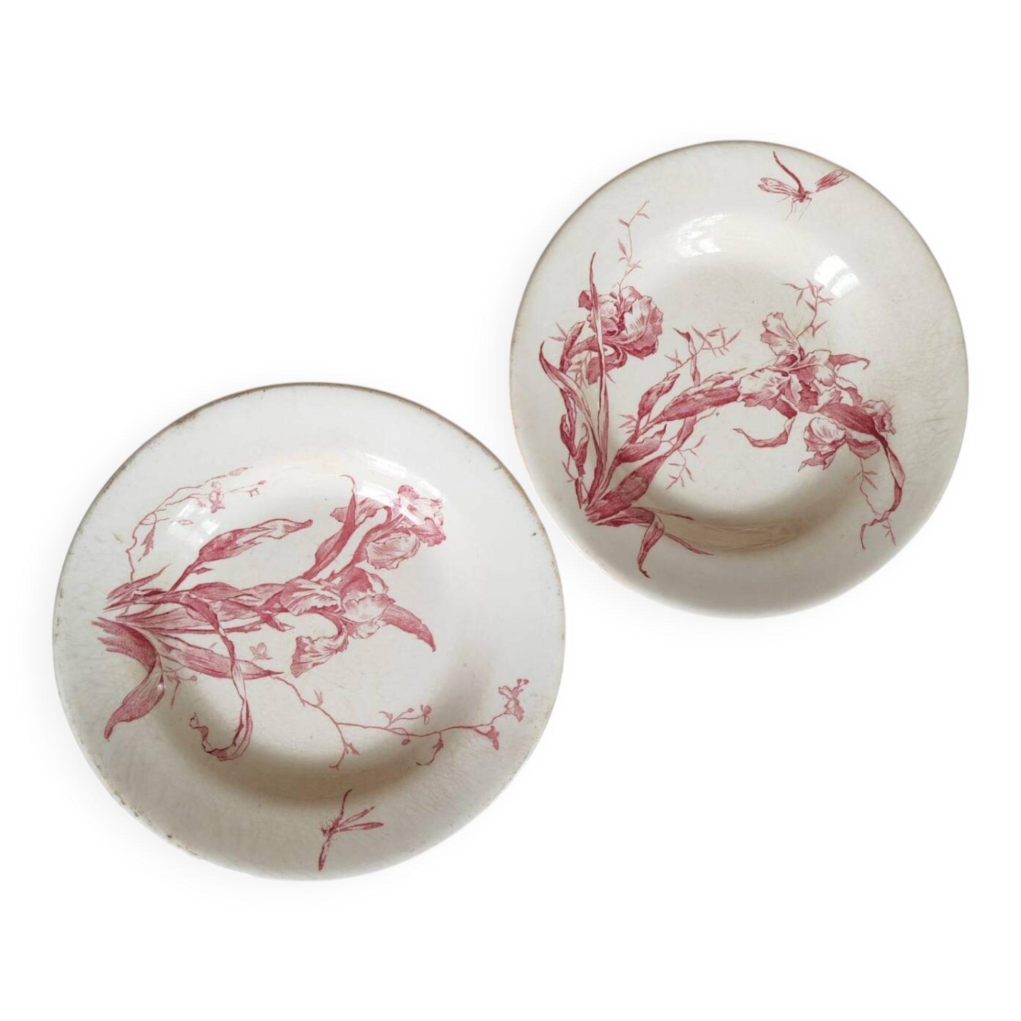 2 Iris iron earth plates