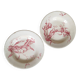 2 assiettes Iris terre de fer