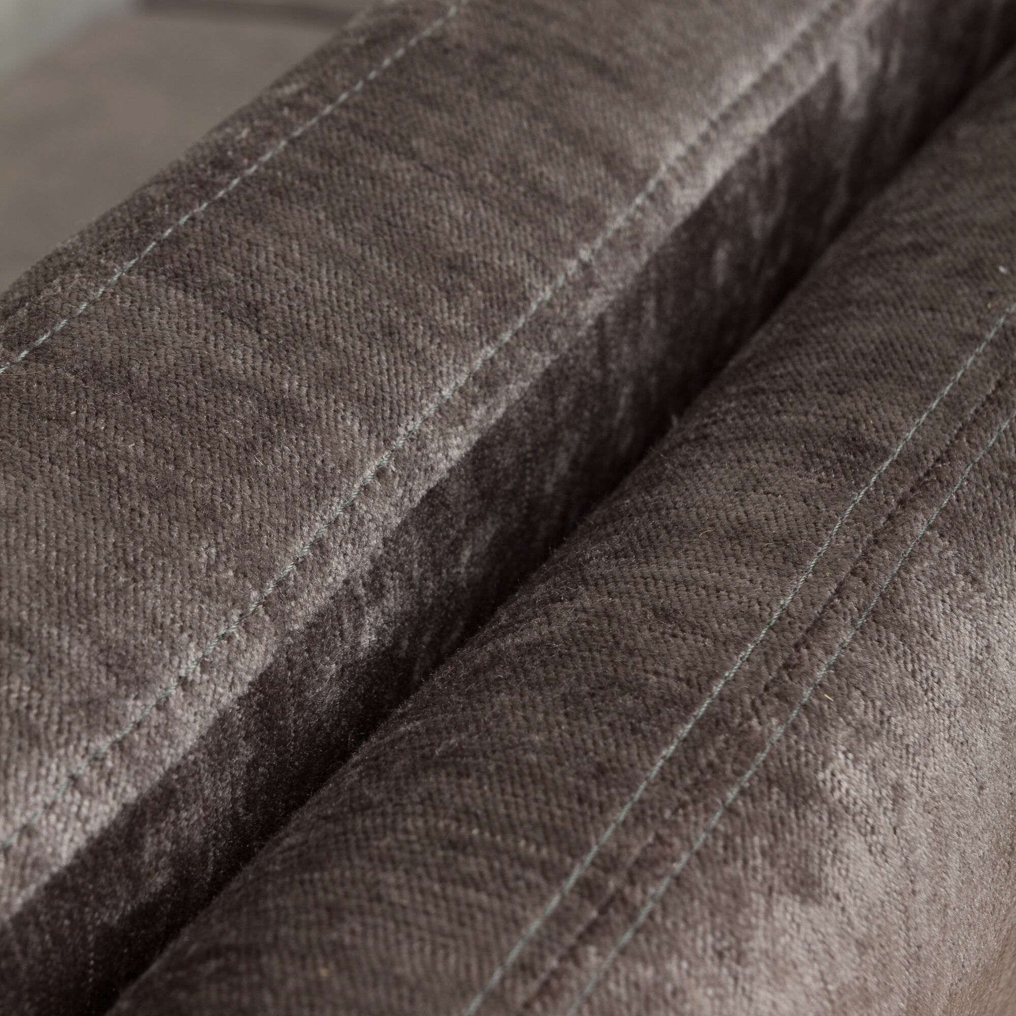 Mid-century four seater sofa in italian velvet