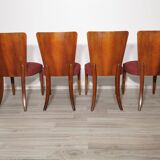 Art Deco Style Dining Chairs by Jindrich Halabala