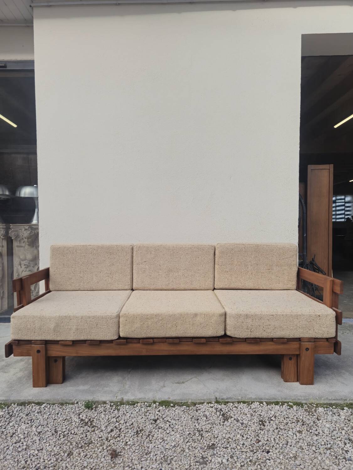 Canapé lit sofa vintage 3 places