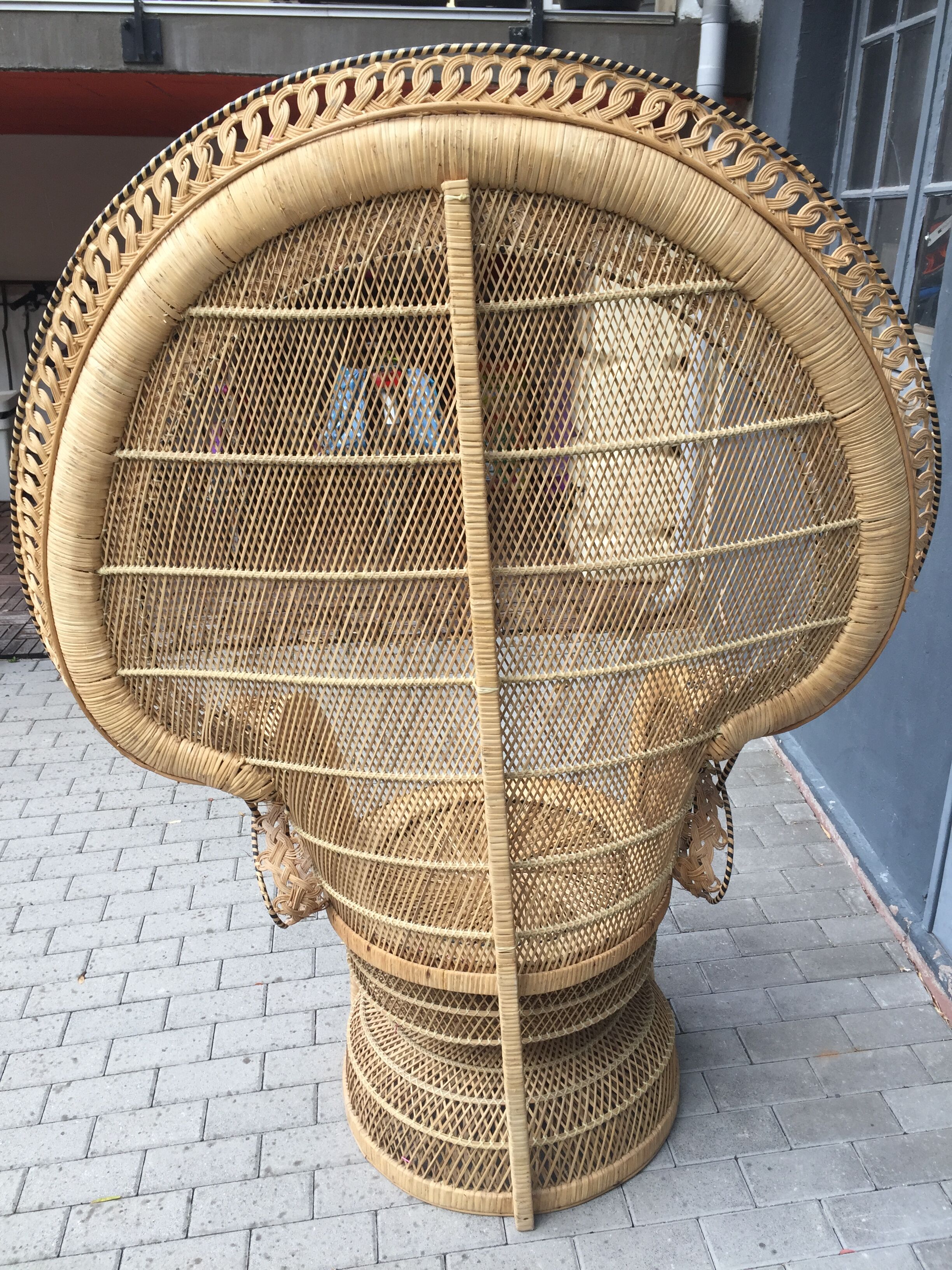 Emmanuelle rattan armchair