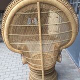 Emmanuelle rattan armchair