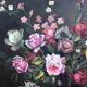 Peinture sur toile bouquet de fleurs