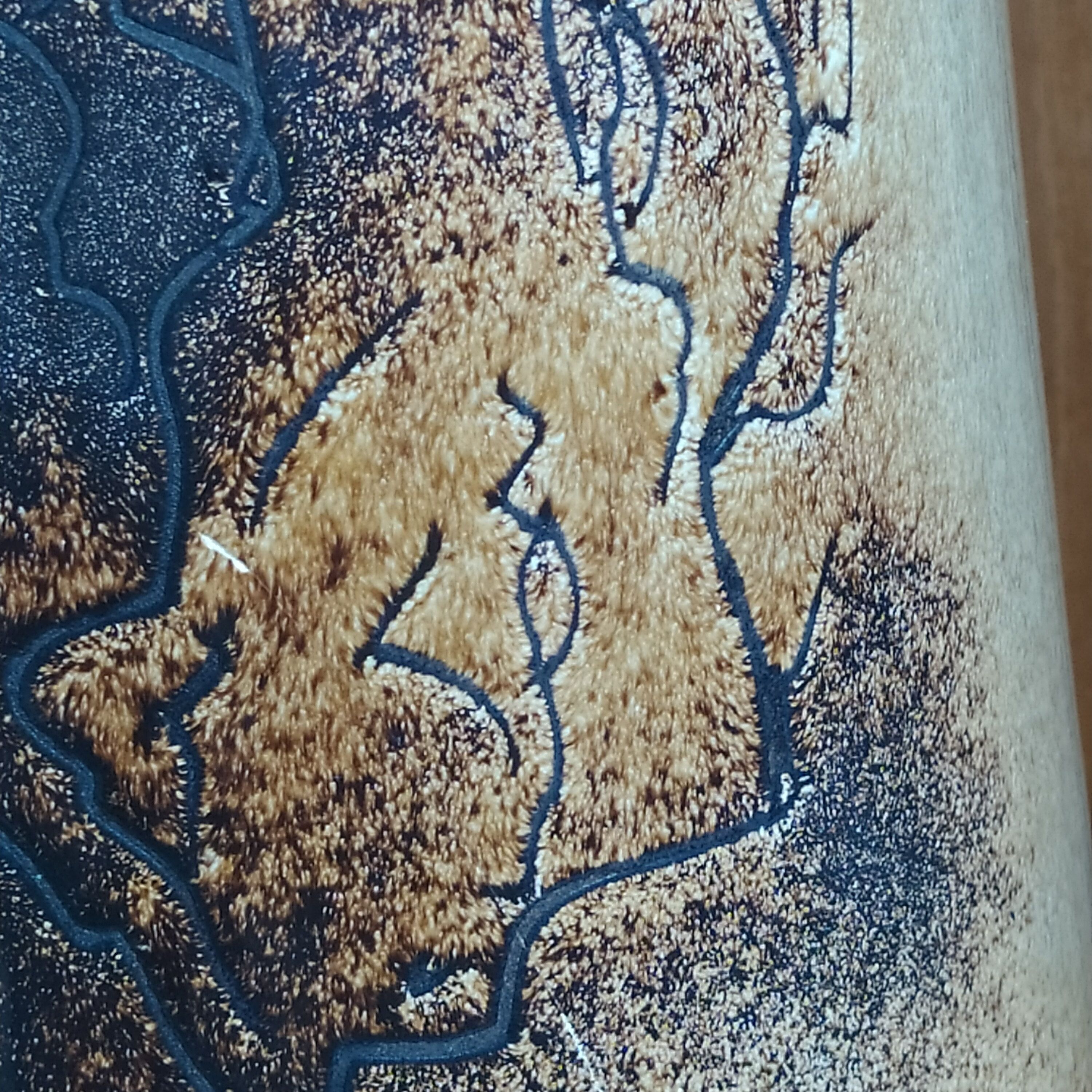 Ceramic lamp from the 1970s