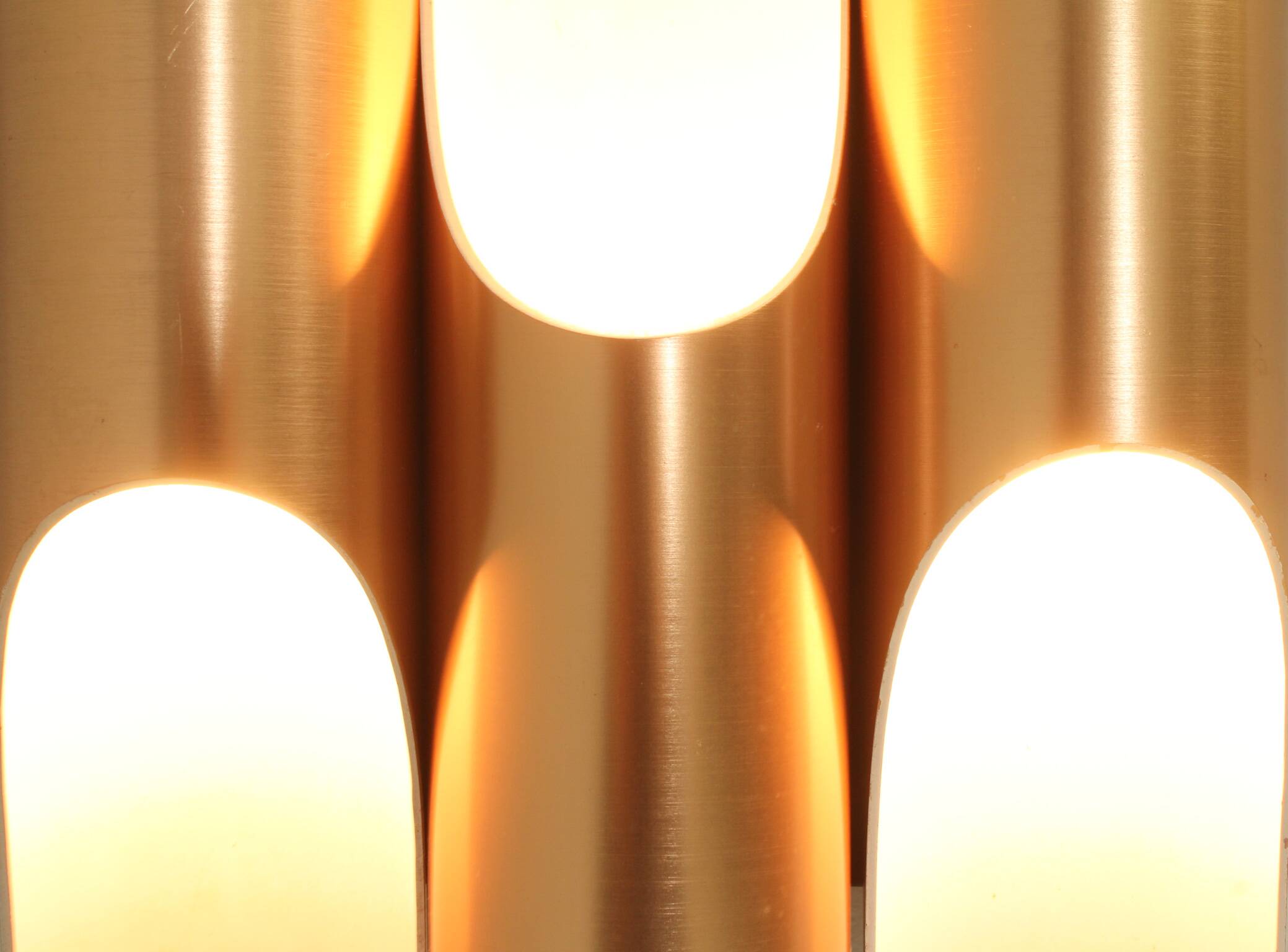 Triple Fuga wall light in copper by Maija Liisa Komulainen for Raak