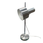 Lampe année 60 70 en aluminium brossé  par delmas