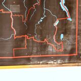 Wall map of congo silent pedagogical model ed. dossray