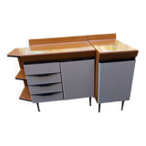 two low cabinets by Salvarani from the 1970s