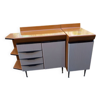 two low cabinets by Salvarani from the 1970s