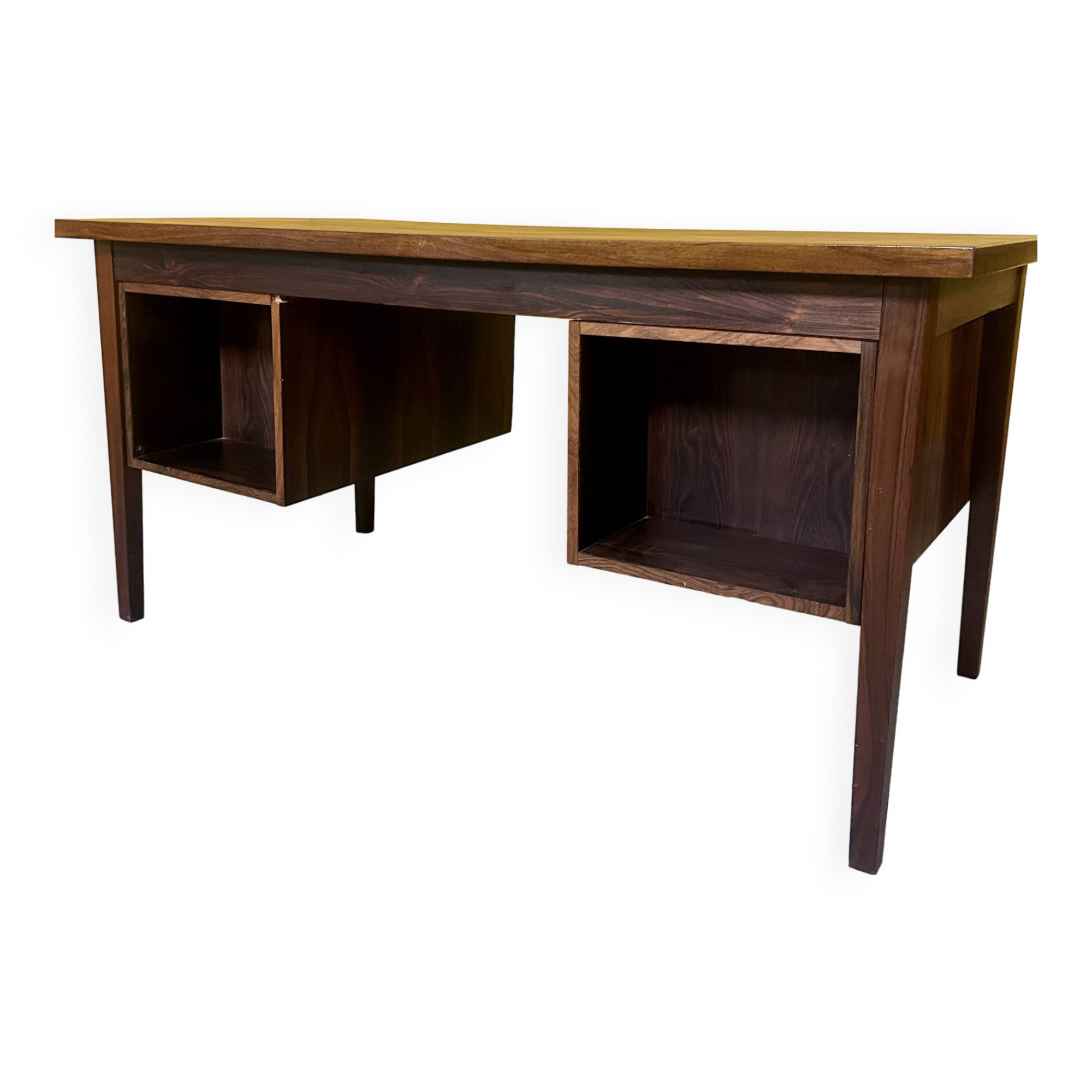 Danish mid - century rosewood desk 1960s