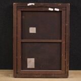 Antique Spanish painting portrait of a gentleman from the 18th century