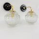 Paire d'appliques Bubble vintage