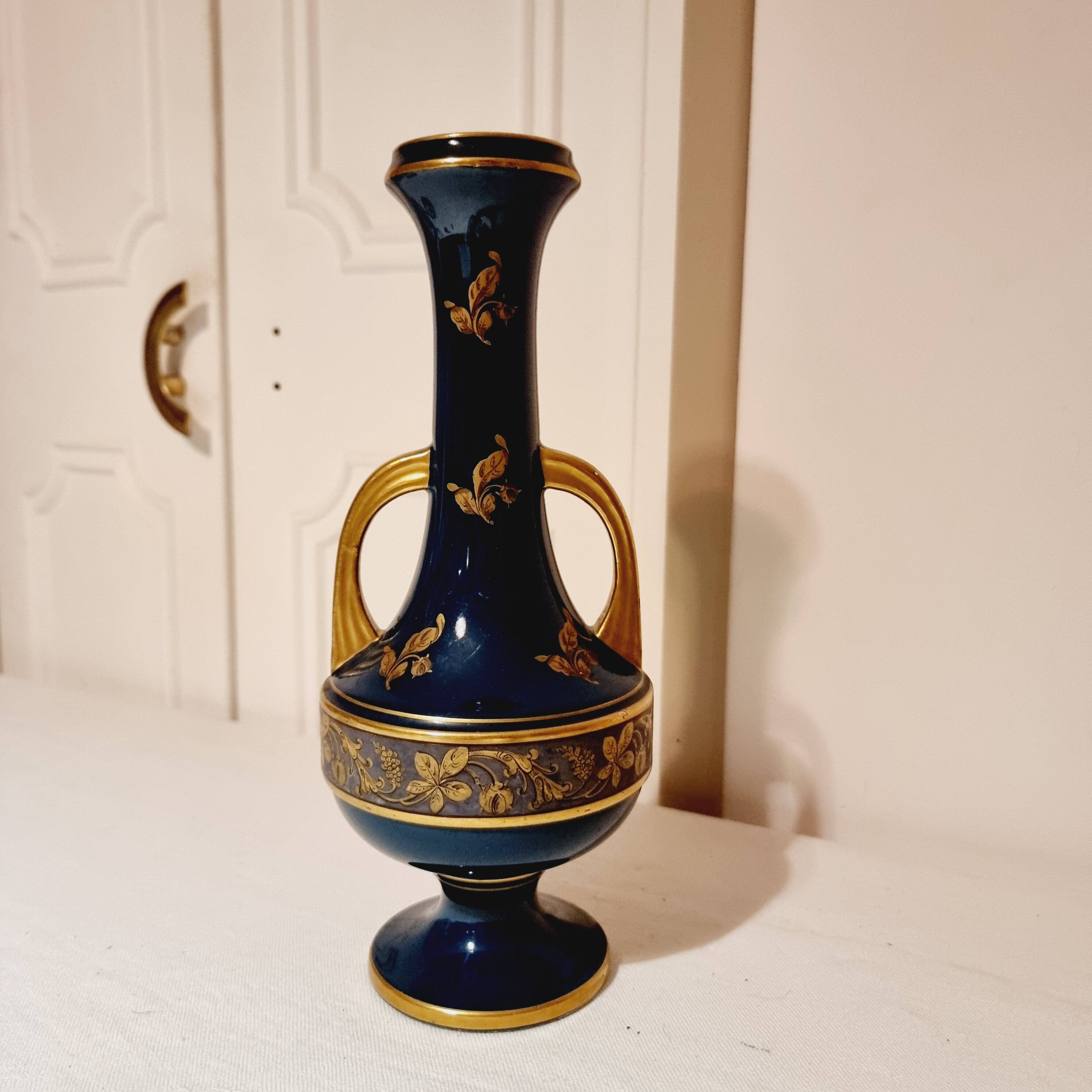 French Empire style vase from the 1920s by Jaget & Pinon