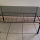 Vintage coffee table 1970 smoked glass